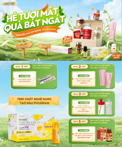 KHUYẾN MÃI TINH CHẤT NGHỆ NANO CURCUMIN EIKENBI