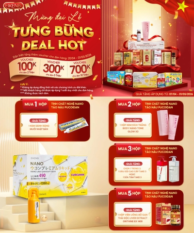 KHUYẾN MÃI TINH CHẤT NGHỆ NANO CURCUMIN EIKENBI