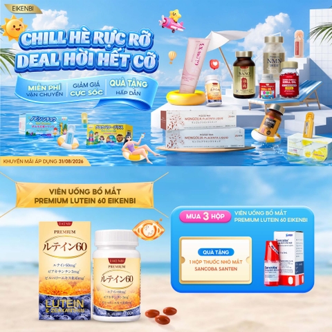 KHUYẾN MÃI PREMIUM LUTEIN 60 EIKENBI