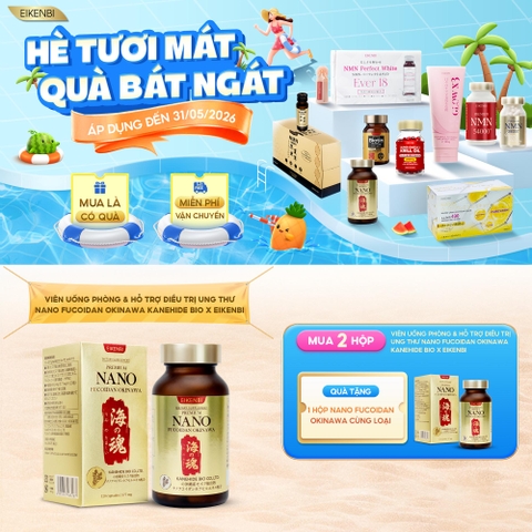 KHUYẾN MÃI VIÊN UỐNG NANO FUCOIDAN OKINAWA KANEHIDE BIO EIKENBI