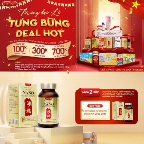 KHUYẾN MÃI VIÊN UỐNG NANO FUCOIDAN OKINAWA KANEHIDE BIO EIKENBI