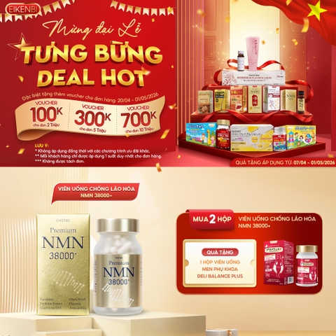KHUYẾN MÃI VIÊN UỐNG NMN 38000+ EIKENBI