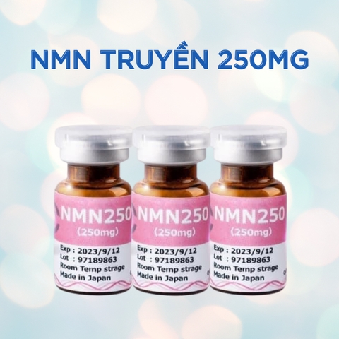 Truyền tế bào tươi NMN hàm lượng 250mg (Tặng kèm nước muối truyền)