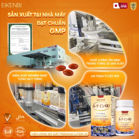 Viên Uống Bổ Mắt Premium Lutein 60 Eikenbi