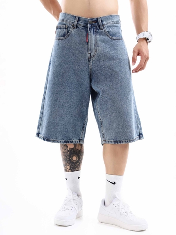 Quần Shorts Jean Straight Fit Table