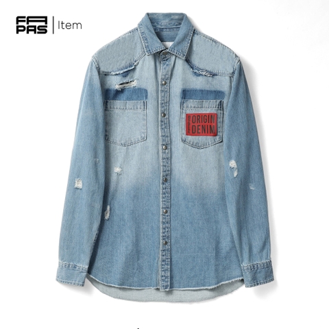 Áo Sơ Mi Denim Regular Label