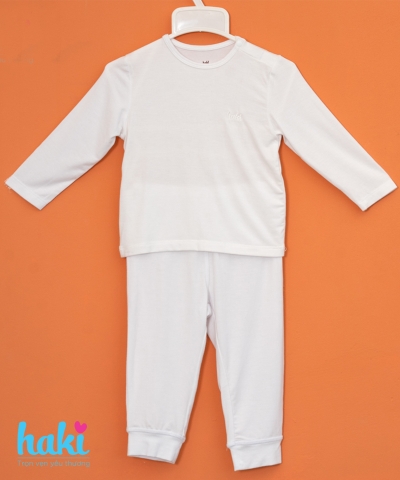 Bộ dài tay cài vai vải gỗ sồi cao cấp BM004