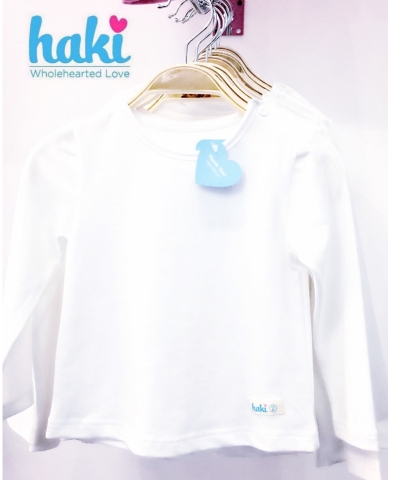 Áo Trắng cài cúc vai