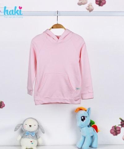 Áo hoodie bé gái có mũ