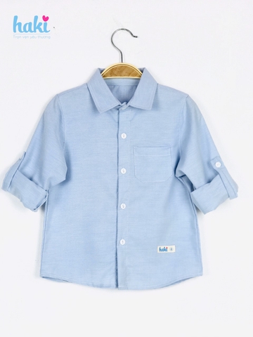 Áo sơ mi bé trai dài tay HK497