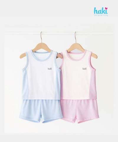 Bộ 3 lỗ phối màu vải tre cao cấp BB005