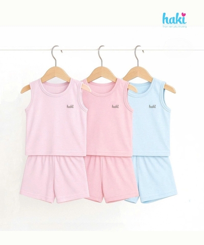 Bộ sát nách vải tre cao cấp BB005