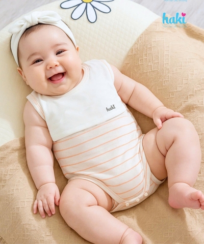 Bộ bodysuit kẻ thủy thủ BB032