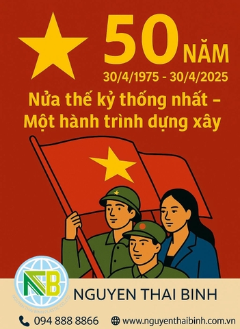 🎉 30/4/1975 – 30/4/2025: Nửa thế kỷ thống nhất – Một hành trình xây dựng