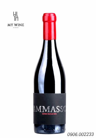 Rượu Vang Ý Ammasso - Rosso Sicilia D.O.C 14.5%