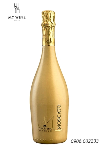 Rượu Vang Ý M Moscato Cavatina Premium 7% (champage)