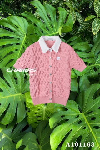 ÁO LEN HỒNG TRẮNG 101163