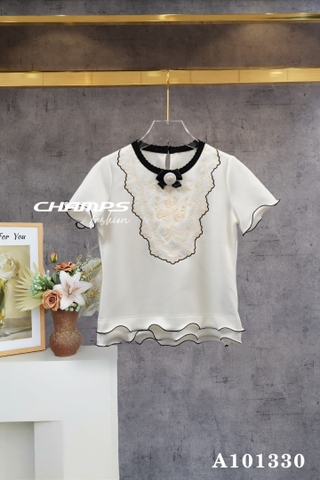 ÁO THUN TRẮNG CHANKE 101330