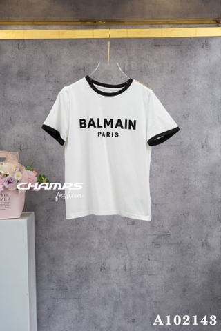 ÁO THUN TRẮNG BALMAN ĐEN 102143