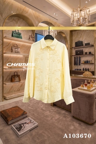 ÁO SOMI VÀNG CƯỜM 103670