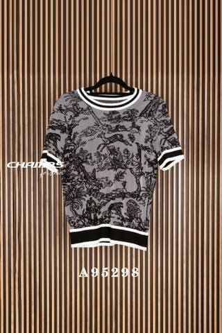 ÁO LEN ĐEN HÌNH NAI 95298