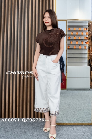 QUẦN JEAN TRẮNG LỬNG THÊU 95726