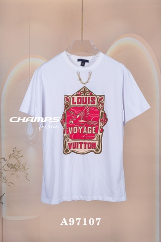 ÁO THUN TRẮNG LV HÔNG 97107