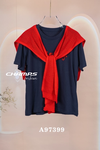 ÁO THUN SUÔN XANH ĐEN CHOANG 97399