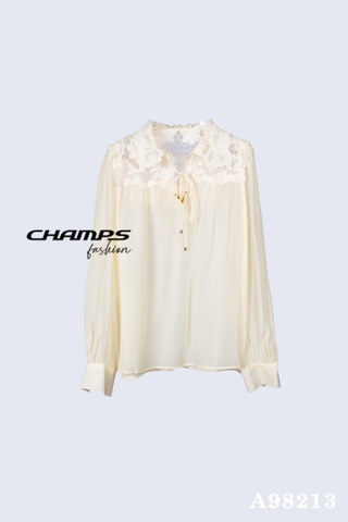 ÁO TƠ KEM V REN 98213