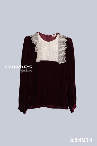 ÁO NHUNG ĐỎ 98274