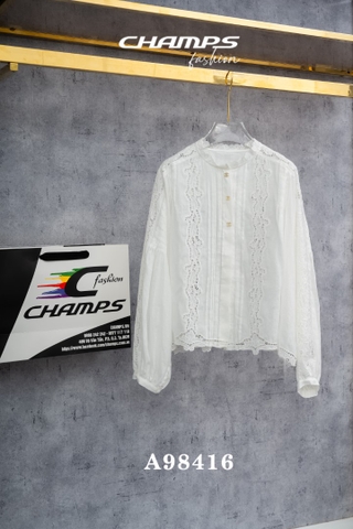 ÁO TRẮNG XÔ REN 98416