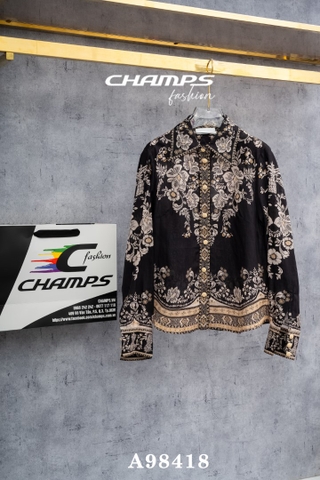 ÁO SƠ MI ĐEN ZIMBERMAN 98418