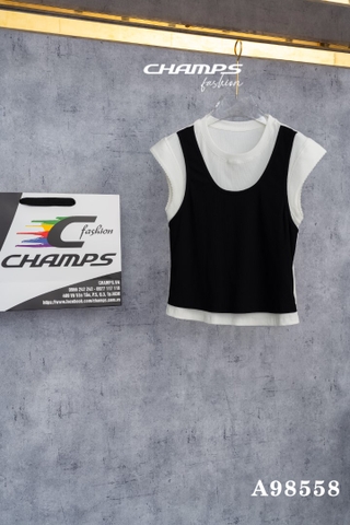 ÁO THUN TRẮNG ĐEN 98558