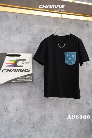 ÁO THUN ĐEN TÚI LV 98565