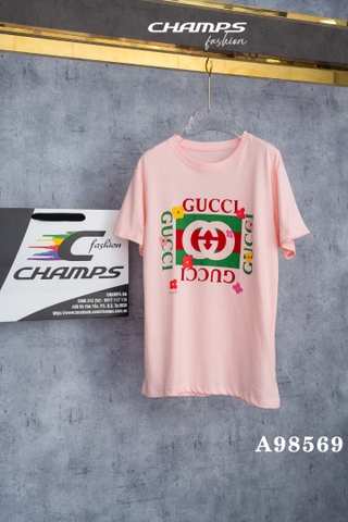 ÁO THUN SUÔN HỒNG GUCC 98569