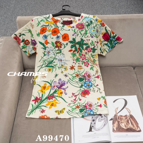 ÁO THUN KEM HỌA TIẾT GUCCI 99470