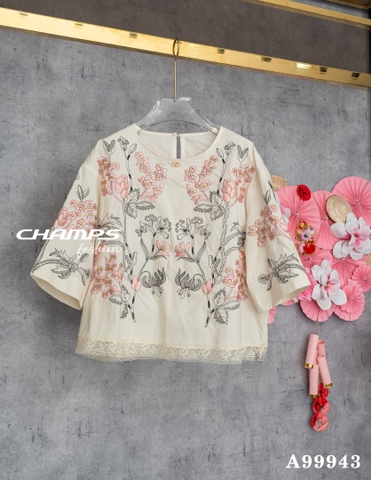 ÁO XÔ THÊU HÔNG 99943