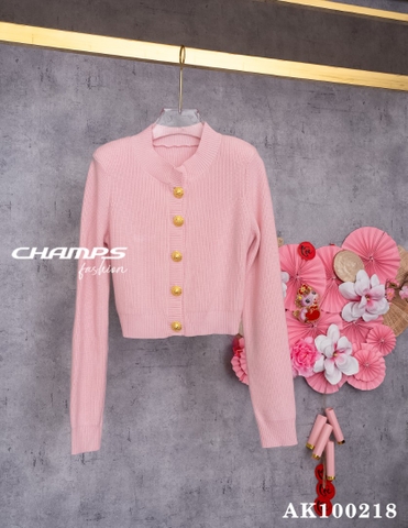 ÁO KHOÁC LEN HÔNG 100218