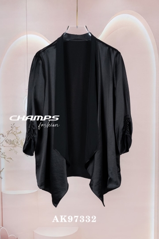 ÁO KHOÁC LỤA ĐEN 97332