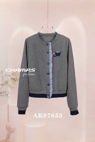 ÁO KHOÁC XỐP XÁM 97635