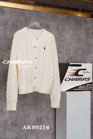 ÁO KHOÁC POLO LEN TRẮNG 99216