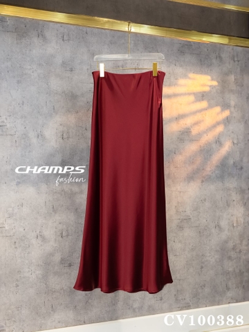CHÂN VÁY LỤA ĐỎ 100388