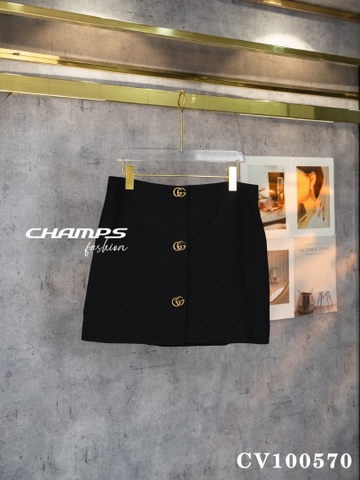 CHÂN VÁY GUCCI ĐEN 100570