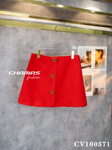 CHÂN VÁY GUCCI ĐỎ 100571