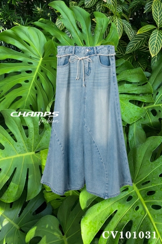 CHÂN VÁY JEAN XANH DN 101031