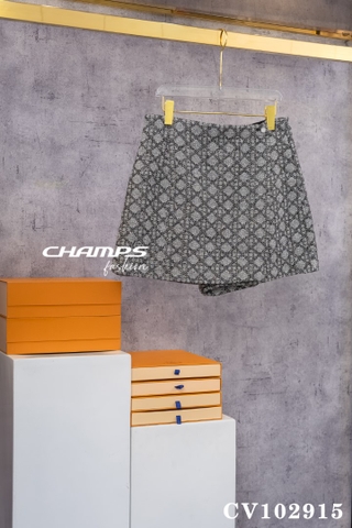 CHÂN VÁY DẠ XÁM DIOR 102915