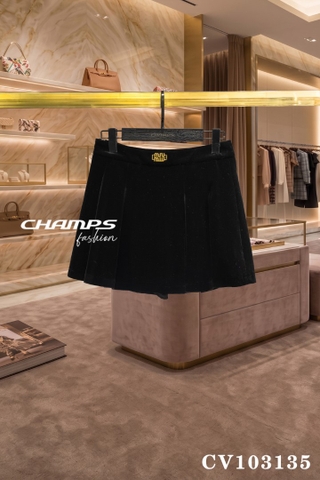 CHÂN VÁY NHUNG ĐEN MIU 103135