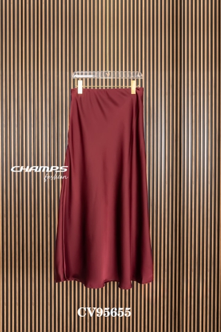 CHÂN VÁY LỤA ĐỎ 95655
