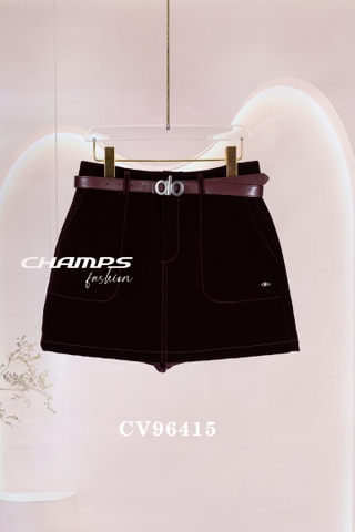 CHÂN VÁY NHUNG ĐỎ ALO 96415