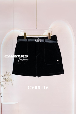 CHÂN VÁY NHUNG ĐEN ALO 96416